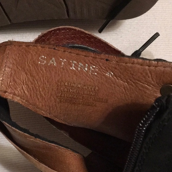 Miz Mooz Laceup Demi-Wedge sz 40 - Picture 9 of 10